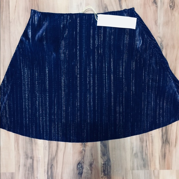 NWT BCBGeneration Midnight Blue Sassy 💁‍♀️ Skirt - Picture 2 of 5
